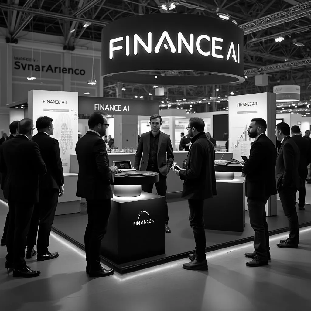 Notre équipe lors d'un événement fintech